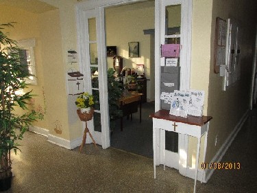 Outside the Church Office